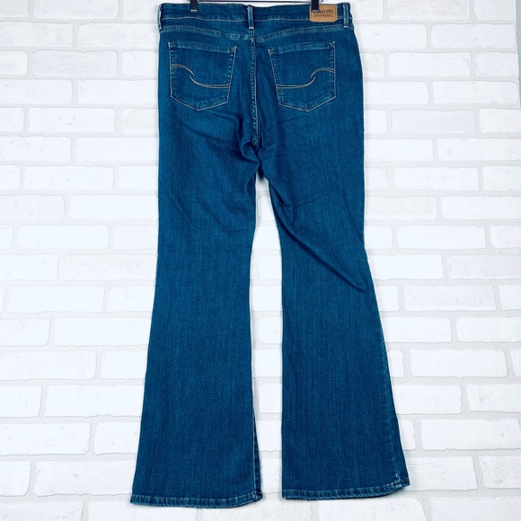 Signature Levi Strauss Womens Mid Rise‎ Bootcut Jeans Blue Denim Size 12M - Picture 8 of 15